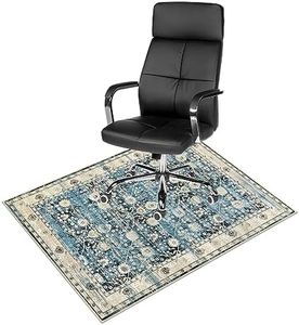 Anidaroel Home Office Chair Mat for Hardwood Floor, 36"x48" Office Chair Rug Protector for Rolling Chair, Computer Gaming Chair Mat, Low Pile Carpet Floor Chair Mat