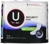 Kimberly-Clark 03906 Feminine Care U by Kotex Maxi Pad, Premium, Long, Super (Pack of 176)