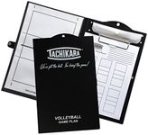 Tachikara Game Plan Dry Erase Volleyball Clipboards, Black White, one Size