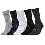 ME STORES Mens & Boys Mercerized Cotton Long Full Length socks/Formal Socks/Office Socks/casual socks (Free Size) (White)