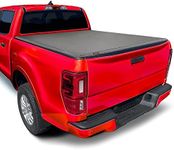 Premium TriFold Tonneau Truck Bed Cover For 93-13 Ford Ranger (NOT Splash/Flareside); 94-11 Mazda Pickup 6 feet (72 inch) Trifold Truck Cargo Bed Tonno Cover (NOT For Stepside)