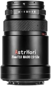 AstrHori 25mm F2.8 2X-5X Ultra Macro Lens Full Frame Manual Focus Compatible with Nikon Z Mount mirrorless Cameras Z5,Z6,Z7,Z611,Z711,Z9,Z30,Z50,ZFC,etc.