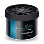 Defeur Ocean Drift Gel Car Perfume | 120g Organic Car Freshener | Refreshing Marine Scent | Long-Lasting 45 Days | Car Accessories Interior