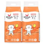 Mylo Baby Diaper Pants Extra Large (XL) Size 12-17 kgs (56 count) Leak Proof | Lightweight | 12 Hours Protection | ADL Technology