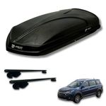 Away Car Roofbox (Textured) - 450 litres Capacity Car Rooftop Cargo Box/Carrier for Maruti Suzuki XL6 | Aerodynamic Shape | Dual Opening | Waterproof Material | Special Lock System