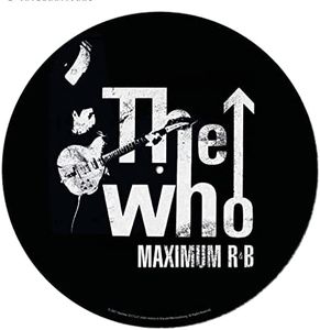 The Who Turntable Record Slip Mat for Mixing, DJ Scratching and Home Listening (Maximum R&B Design) - Official Merchandise