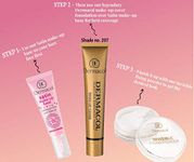 Dermacol Combo Make-up Cover Foundation-212||Invisible Fixing Powder Light||SATIN MAKE-UP BASE 10 ml With more than 15% Saving.