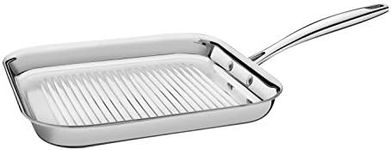 Tramontina Grano Stainless Steel Griddle Pan, 1.9 Liter Capacity