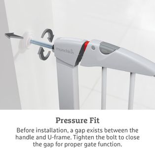 Munchkin Maxi Secure Baby Gate, White – Child Safety Barrier