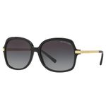 Michael Kors Women's Gradient Adrianna II MK2024-316011-57 Black Square Sunglasses