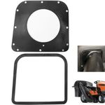 WHMYZHL 532192603 Gasket Cover Bagger & 532192550 Bagger Seal Compatible with Husqvarna Craftsman 48" 54" Grass Catcher, Replaces 192550 917249040