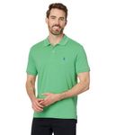 U.S. POLO ASSN. Men's Solid Interlock Polo, Berkeley Green, S