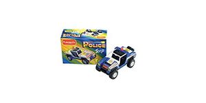 Giggles Funskool Police Jeep, Multicolour Push and Go Vehicle, Develops Hand-Eye Coordination, 12 Months & Above, Infant and Preschool Toys