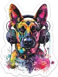 Generic DJ Belgian Malinois Dog Sti