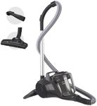 Hoover HP1 - Powerful Bagless Cylinder Vacuum Cleaner for Hard Floors & Carpets - With Washable EPA Dust Filter, Large 2L Bin Capacity, Onboard Accessories, 7.5m Working Radius, 700W [HP105HM]