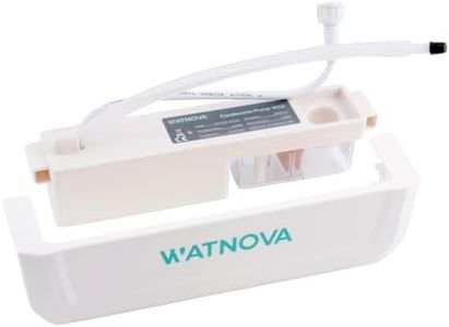 WATNOVA Automatic Undermount Mini Split Condensate Pump, 10GPH, 37ft, 100-240V~, Condensate Pump for Mini Split, Split Unit Ultra-Quiet with Removable Reservoir & Dual-Side Installation