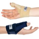 Actesso Neoprene Thumb Splint Support Brace – Thumb Spica for Pain Relief from Thumb Injury, Wrist Tendonitis, De Quervain's, Arthritis and Sprains. Left or Right Hand Available