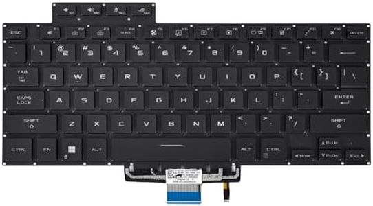 Replacement Backlit Keyboard for ASUS ROG Zephyrus G15 GA503 GA503Q GA503QS ‎GA503QR GA503QM & ROG Zephyrus M16 GU603 GU603H Series Laptop, ROG Zephyrus G15 GA503 RGB Backlit Keyboad US Layout