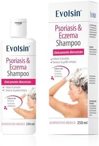 Evolsin® Shampoo contro eczema e psoriasi I 250 ml I Sollievo dal prurito del cuoio capelluto secco e irritato, dermatite atopica e psoriasi