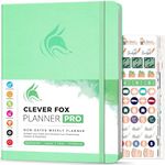 Clever Fox Planner PRO – Weekly & Monthly Life Planner to Increase Productivity, Time Management and Hit Your Goals, 8.5x11″ (Mint)