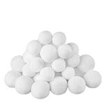 25pcs Fake Snowball,5cm Christmas Decorations White Elf Snowballs Indoor Snowball for Kids Soft Plush Snowball Fight Indoor for Xmas Trees, Home Decoration Kids Snow Fight Winter Throwing Game