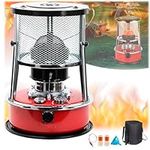 Kerosene Heater Stove, Paraffin Heaters Stove for Home Indoor, Portable Kerosene Heating Stove Camping Heater, Ice Fishing Heater, Energy-saving and Eco-friendly Kerosene Heating Stove 5.3l(Red)