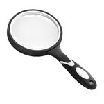 Big Magnifying Glass, 10X Magnifying Glass for Kids Applied to Science Books Newspaper Reading Insects Hobby Observation Premium Non-Slip Soft Hand Shank Magnifying Glasses for Seniors Kids