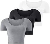 Three Pack Crop Tops for Women Cute