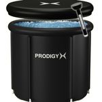 PRODIGY X Ice Bath Tub - Cold Plunge Tub for Athletes - Large Size, Portable, Outdoor - Therapy Ice Pod - Lid & Thermometer