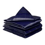 Heart Home Tirpal (6x6 Feet) Waterproof Tarpaulin Sheet | Tharpai | Thadika | Lightweight Premium Tirpal | 120 GSM Tadpatri | Eco-Friendly Tent Tirpal | Blue