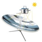 Solar Oven,Outdoor Ovens,Solar Cooker Stove Kits,1800W Portable Parabolic Solar Cooker,Concentrating Solar Cooker, 59 Inch Foldable Solar Cooker, Solar Cooker Parabolic Portable Stoves Magnesia