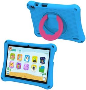 Aheadthink Kids Tablet 10 inch Toddler Android 2GB RAM 32GB ROM Tablets 10.1" IPS Touch Screen 1280x800, Iwawa & Parent Control Kid Tablet WiFi Dual Camera, 6000mAh Battery Shockproof Case