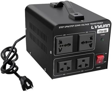 Yinleader 1000W Voltage Converter Transformer(110V to 220V / 220V to 110V) 1000 Watt Step Up/Down Converter 110/120 Volt - 220/240 Volt[VTUS-1000VA]