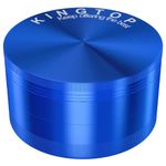 KINGTOP Spice Grinder Large 3.0 Inch Blue