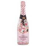 Vilarnau Brut Rose Reserva Organic Cava - Vegan Spanish Sparkling Wine, 75cl Bottle