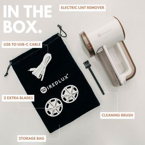 WiredLux Electric Lint Remover – Rechargeable Fabric Shaver, 3-Speed, USB