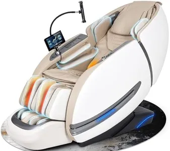 Notired Massage Chair Full Body, 2025 Zero Gravity SL-Track Shiatsu Massage Recliner Chairs with 12 Auto Modes, Foot Rollers, Waist & Calf Heating, Thai Yoga Stretch, AI Control & Body Scan, Beige