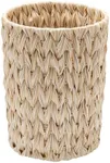 GRANNY SAYS Small Trash Can, 2 Gallon Wicker Laundry Basket, Bathroom Trash Can, Small Woven Basket, Waste Basket for Bedroom, Kitchen Trash Cans, Bathroom Garbage Can, Office Trash Can