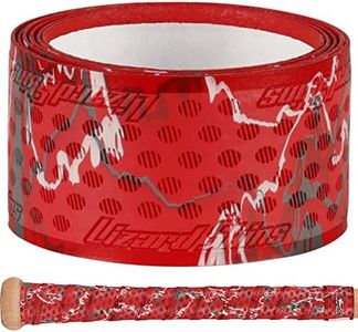 Lizard Skins DSP Ultra 0.5mm Bat Grip – Next-Gen Durasoft Polymer Baseball & Softball Bat Tape (Red Camo)
