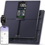 Ovutek Professional Smart Scale for Body Weight, BMI, Body Fat, Muscle Mass, Highly Accurate Body Composition Weighing Machine, Bathroom Digital Scale Large Display Sync with Fitness App, 450lb