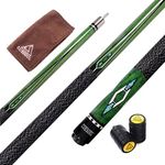 CUESOUL 58 Inch Hardwood Canadian Pool Cue 19-21oz Billiard Cue Stick with Irish Wrap (CSPC016)