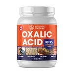 Oxalic Acid 99.9% - Eco Living Solutions | Deck Stain Remover & Wood Stain Remover | Metal Cleaning & Rust Stain Removal | Made in Canada - 1 Kg