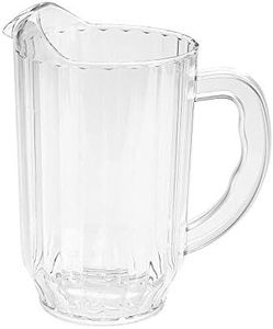 Update International WP-32SC SAN Plastic Pitcher, 6-Inch, 3-oz, Pack of 12