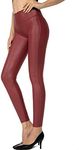 Women's Faux Leather Leggings Pants