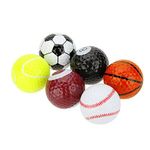 Funny Novelty Practice Golf Balls 6Pack for Kids Men Woman, Christmas Birthday Gift (Balls)