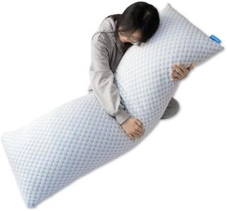 Bioeartha Body Pillow for Adults - Memory Foam Body Pillow, Soft Cooling Long Bed Pillows for Sleeping Adjustable Full Body Pillow for Side Sleeper Pregnancy 20 x 54 inches