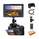 Black Lilliput A7s 7 inch 1920x1200 HD IPS 500cd/m2 Camera Field Monitor 4K HDMI Input output Video DSLR Camera A7 A7R A7S III A6500 GH5 GH5s 5D 70D D810 Ronin S