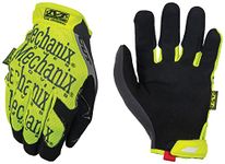 Mechanix Wear: The Original E5 Work Gloves - Cut Resistant, Touch Capable (Medium, Fluorescent Yellow)