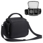 SLR Cameras Case, Waterproof Shockproof DSLR Camera Single Bag, Adjustable Shoulder Strap Compatible with Sony, Canon, Samsung, Fuji, Panasonic, Casio, Nikon