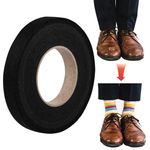 Sumajuc PA Wonder Web Iron On Extra Strong,20m 20cm Hem Tape Iron On No Sew Hemming Tape For Clothing (Black)